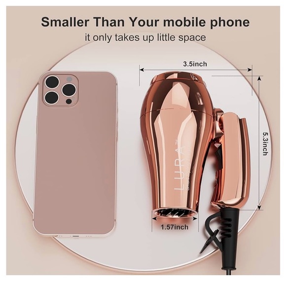 Mini Travel Hair Dryer - SALE - MAKE ANY OFFER - Picture 2 of 6